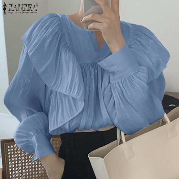 women's blouses & shirts elegant women blouse 2022 summer ruffle patchwork casual puff sleeve o-neck loose ladies blusa oversize, White
women's blouses & shirts elegant women blouse 2022 summer ruffle patchwork casual puff sleeve o-neck loose ladies blusa oversize, White