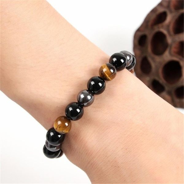 beaded, strands natural tiger eye obsidian hematite beads bracelets men magnetic health protection balance women healing soul jewelry, Black
beaded, strands natural tiger eye obsidian hematite beads bracelets men magnetic health protection balance women healing soul jewelry, Black