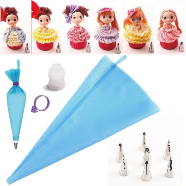 baking & pastry tools 9pcs/set stainless steel nozzles for cream with bag cake decorating icing piping confectionery set
baking & pastry tools 9pcs/set stainless steel nozzles for cream with bag cake decorating icing piping confectionery set