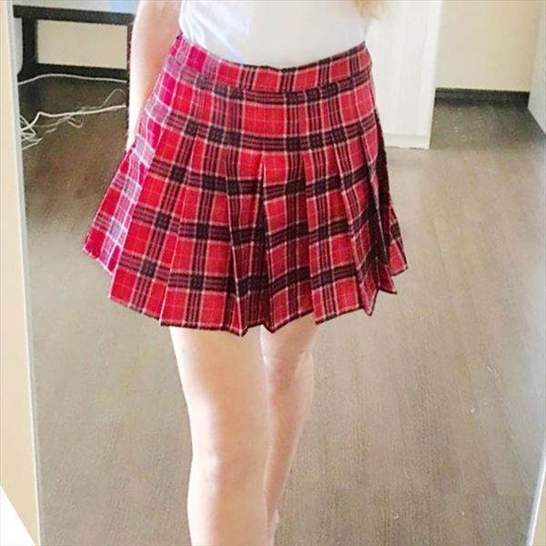 summer zipper high waist women skirt school girl faldas pleated black plaid red mini jupe femme
summer zipper high waist women skirt school girl faldas pleated black plaid red mini jupe femme