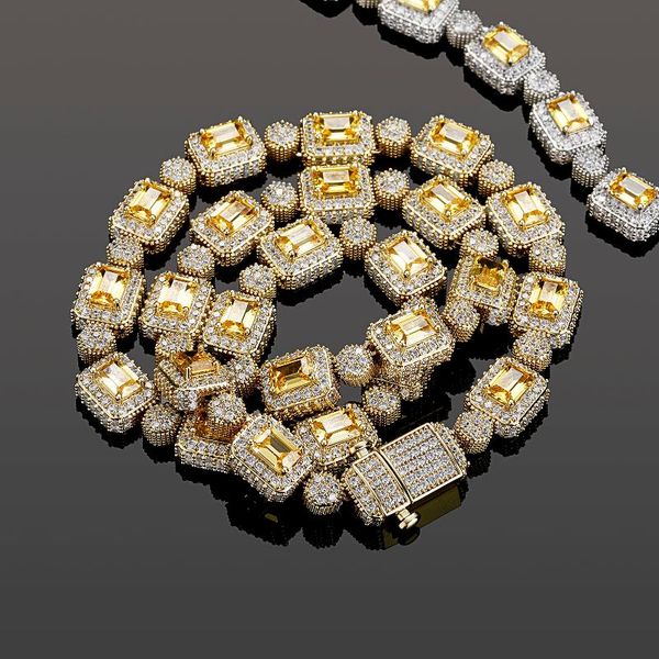 chains 2021 stitching construction necklace personality iced out + cz with yellow gemstones jewelry, Silver
chains 2021 stitching construction necklace personality iced out + cz with yellow gemstones jewelry, Silver