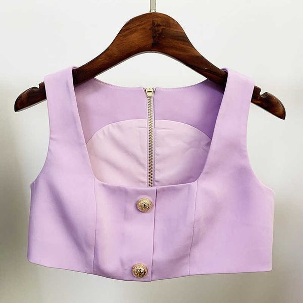 fabpop summer design high street sleeveless square collar back zipper golden buttons tank women crop gb348 210709, White
fabpop summer design high street sleeveless square collar back zipper golden buttons tank women crop gb348 210709, White
