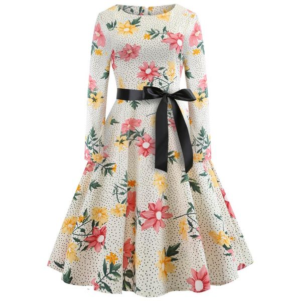 casual dresses autumn floral print elegant a-line party dress women slim long sleeve swing pin up vintage plus size robe femal, Black;gray
casual dresses autumn floral print elegant a-line party dress women slim long sleeve swing pin up vintage plus size robe femal, Black;gray