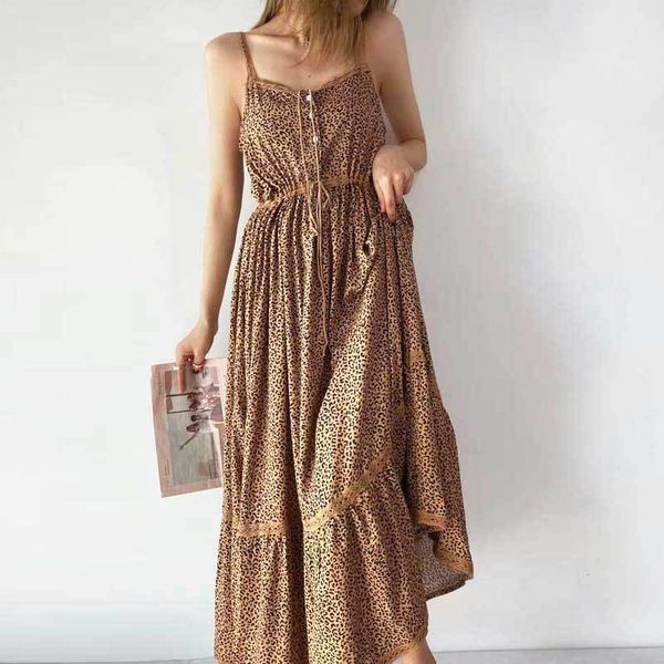 inspired cheetah print straps women dress adjustable waist buttons dress vintage style summer dress new casual 210412, Black;gray
inspired cheetah print straps women dress adjustable waist buttons dress vintage style summer dress new casual 210412, Black;gray