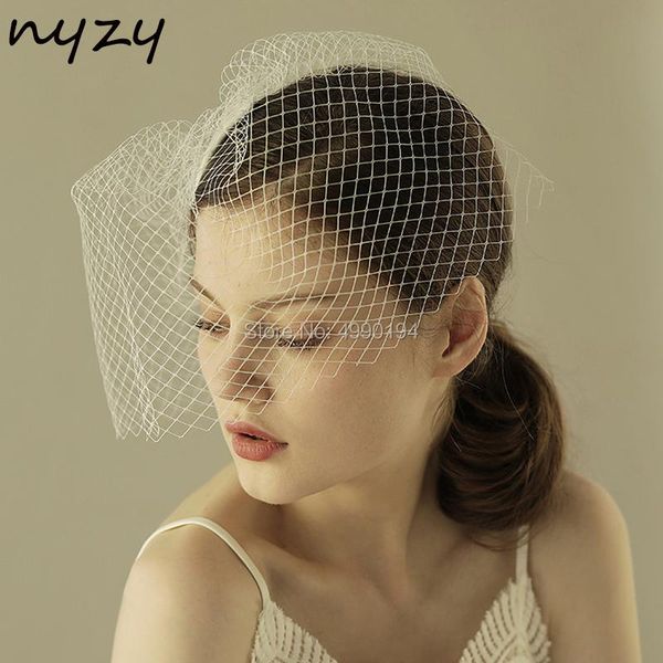 bridal veils nyzy v11 real ivory blusher veil birdcage short wedding with comb voile velo novia 2021, Black
bridal veils nyzy v11 real ivory blusher veil birdcage short wedding with comb voile velo novia 2021, Black
