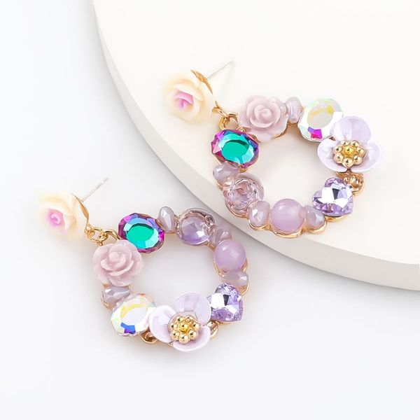 dangle & chandelier fashion metal acrylic resin flower earrings women's creative party accessories, Silver
dangle & chandelier fashion metal acrylic resin flower earrings women's creative party accessories, Silver