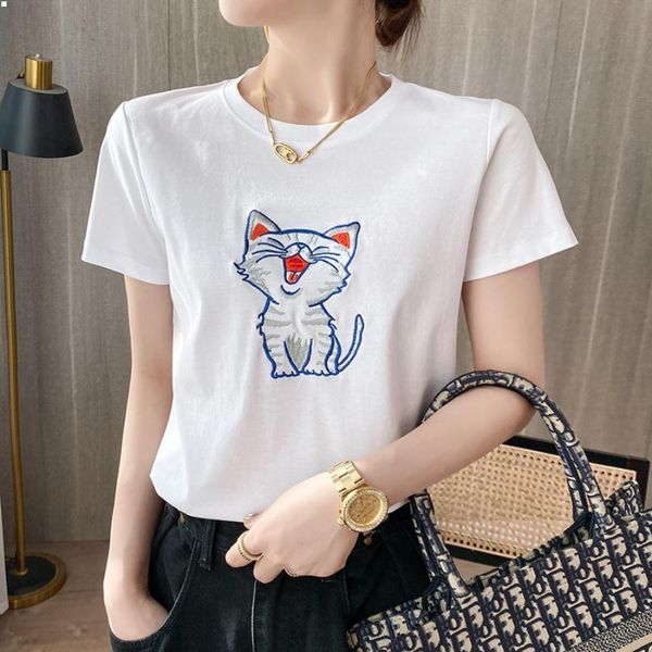 luxurys designers t shirts round collar dress womens women clothing t-shirt summer clothes crop black tshirt classic camisas de hombre qg421, White
luxurys designers t shirts round collar dress womens women clothing t-shirt summer clothes crop black tshirt classic camisas de hombre qg421, White