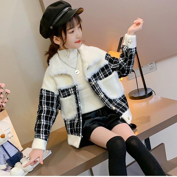 jackets girls baby's kids coat jacket outwear 2021 splicing thicken warm winter autumn outdoor cotton fleece children's clothing, Blue;gray
jackets girls baby's kids coat jacket outwear 2021 splicing thicken warm winter autumn outdoor cotton fleece children's clothing, Blue;gray