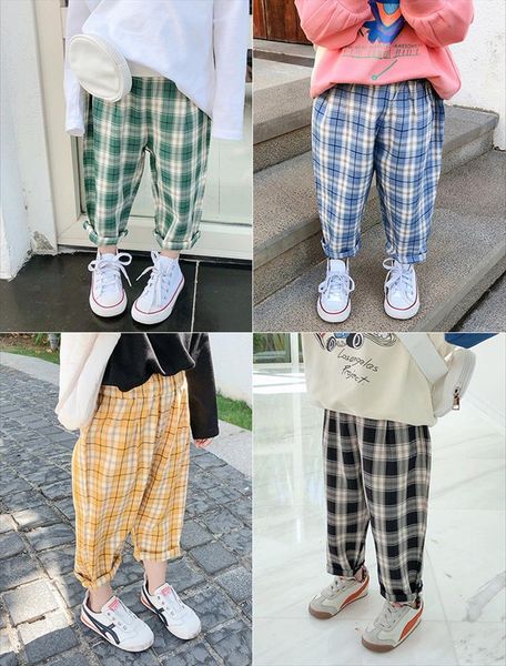 spring summer autumn girls boys casual plaid pant baby kids children trousers, Blue
spring summer autumn girls boys casual plaid pant baby kids children trousers, Blue