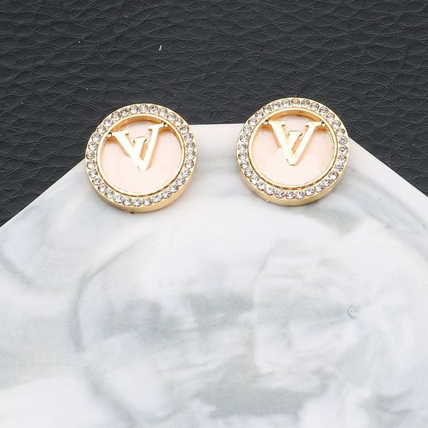 trendy korean fashion jewelry net red round shell hollow letter inlaid with diamond simple earrings, Silver
trendy korean fashion jewelry net red round shell hollow letter inlaid with diamond simple earrings, Silver