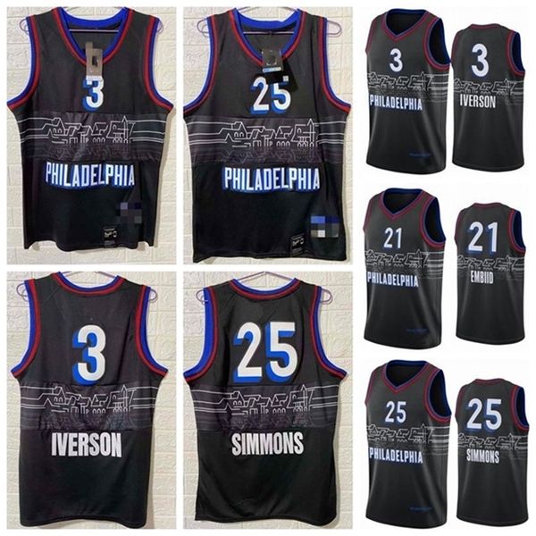 09mens joel 21 embiid jersey ben 25 simmons allen 3 iverson basketball jerseys 2020/21 swingman city new edition stitched black jerseys
09mens joel 21 embiid jersey ben 25 simmons allen 3 iverson basketball jerseys 2020/21 swingman city new edition stitched black jerseys