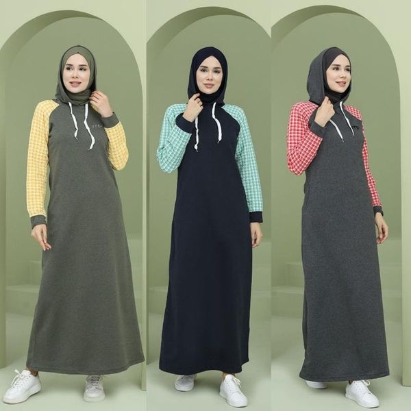 ethnic clothing hooded garnish sports dress plain pocket unlined long sleeve seasonal women muslim fashion hijab casual, Red
ethnic clothing hooded garnish sports dress plain pocket unlined long sleeve seasonal women muslim fashion hijab casual, Red