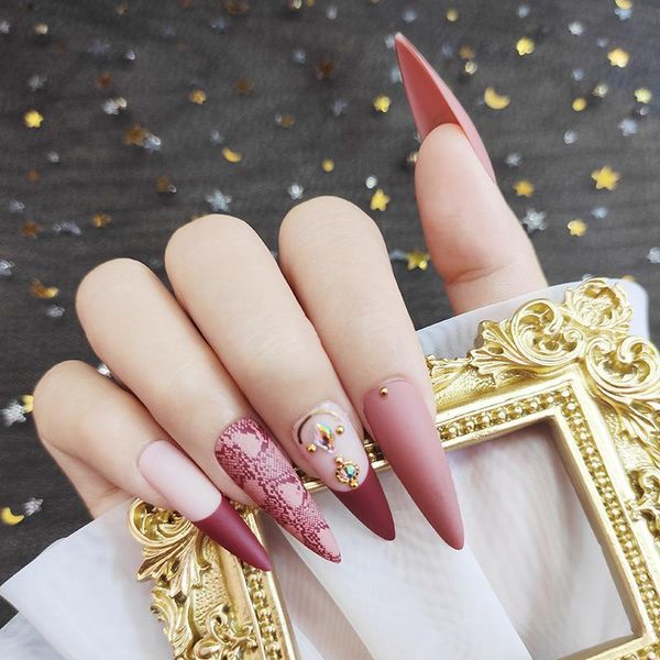 false nails 24 pcs set luxury rhinestones jelly full cover gel stick on long acrylic french stiletto fake with designs jp1560-b1, Red;gold
false nails 24 pcs set luxury rhinestones jelly full cover gel stick on long acrylic french stiletto fake with designs jp1560-b1, Red;gold