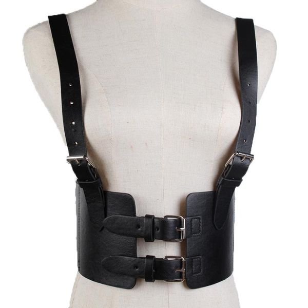 belts fashion gothic punk style suspender belt for women wide elastic stretch leather cummerbunds strap slimming body bondage shapper, Black;brown
belts fashion gothic punk style suspender belt for women wide elastic stretch leather cummerbunds strap slimming body bondage shapper, Black;brown