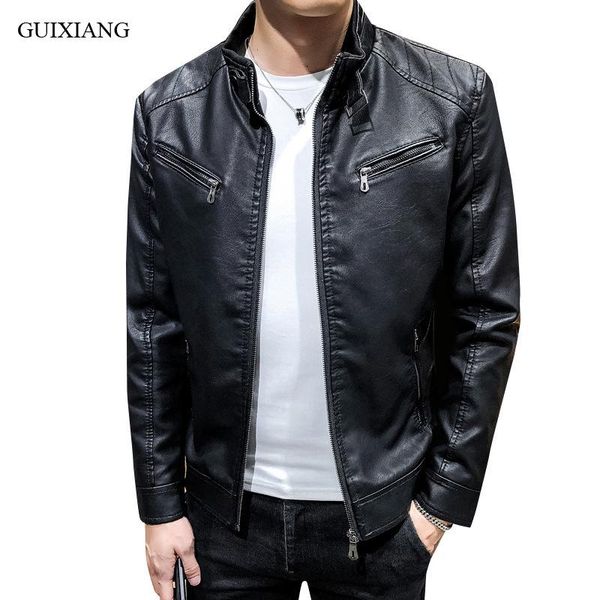 men's fur & faux 2021 arrival style men leisure leather jacket pu stand collar zipper solid slim size m-3xl, Black
men's fur & faux 2021 arrival style men leisure leather jacket pu stand collar zipper solid slim size m-3xl, Black
