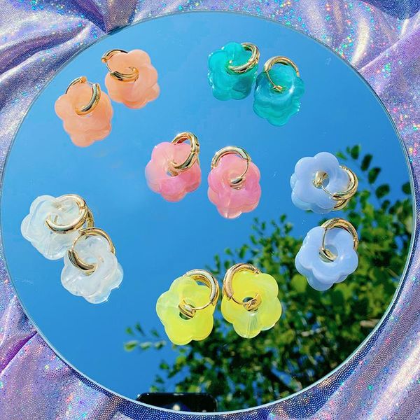 hoop & huggie egirl aesthetic resin copper rainbow flower earrings for women y2k fashion harajuku 2000s jewelry party ins, Golden;silver
hoop & huggie egirl aesthetic resin copper rainbow flower earrings for women y2k fashion harajuku 2000s jewelry party ins, Golden;silver