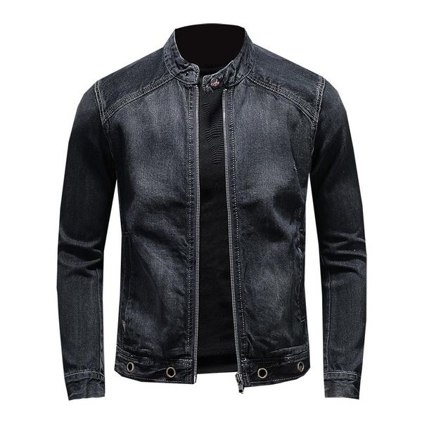 men's jackets 2021 denim jacket casual slim personality clothing motorcycle comfortable, Black;brown
men's jackets 2021 denim jacket casual slim personality clothing motorcycle comfortable, Black;brown