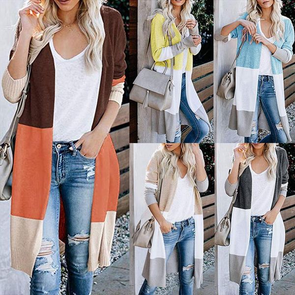 spring women striped color block womens sweaters draped loose cardigan long sleeve casual knit coat ropa mujer, White;black
spring women striped color block womens sweaters draped loose cardigan long sleeve casual knit coat ropa mujer, White;black