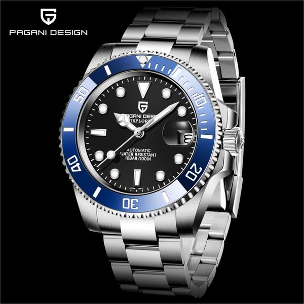 mens automatic mechanical ceramics watches 41mm full stainless steel gliding clasp swim wristwatches sapphire luminous watch montre de luxe, Slivery;brown
mens automatic mechanical ceramics watches 41mm full stainless steel gliding clasp swim wristwatches sapphire luminous watch montre de luxe, Slivery;brown