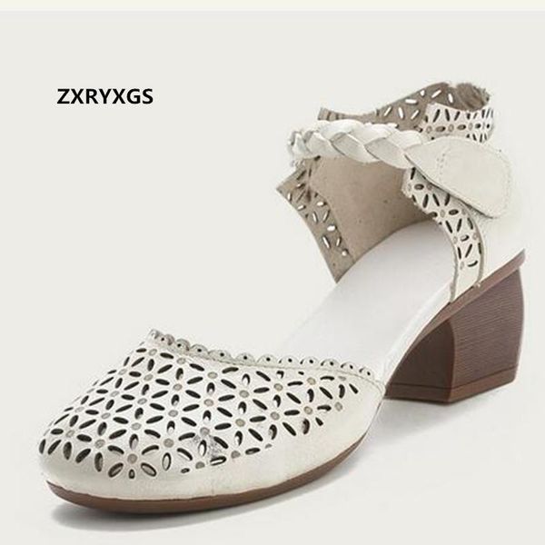 promotion round head hollow genuine leather sandals women 2021 elegant summer shoes non-slip wear high heel, Black
promotion round head hollow genuine leather sandals women 2021 elegant summer shoes non-slip wear high heel, Black