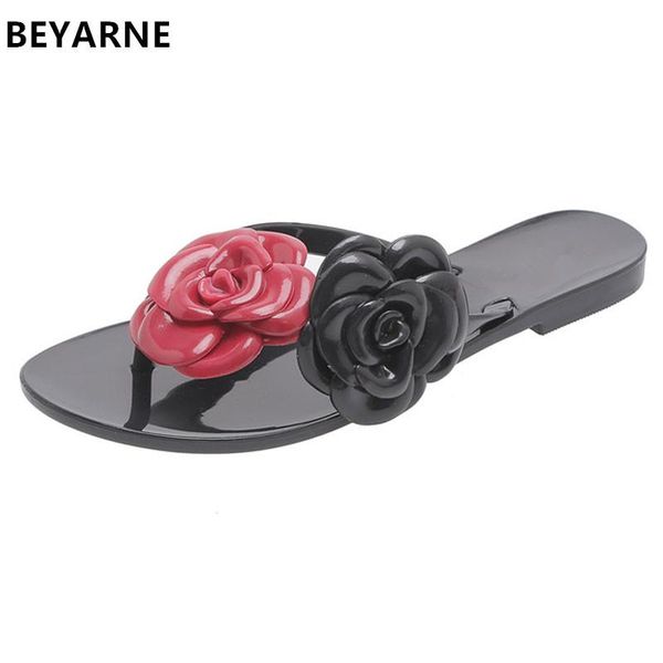 slippers beyarne fashion woman jelly shoes lady students summer flats sandals women travel beach flip flops slides 36-41 flowers, Black
slippers beyarne fashion woman jelly shoes lady students summer flats sandals women travel beach flip flops slides 36-41 flowers, Black