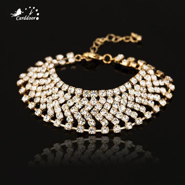 link, chain carddoor fashion luxury rhinestone jewelry for women gold silver plated crystal link bracelets bangles wedding party accessories, Black
link, chain carddoor fashion luxury rhinestone jewelry for women gold silver plated crystal link bracelets bangles wedding party accessories, Black