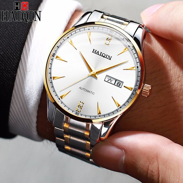 haiqin 2019 new men watches automatic mechanical for men fashion business man relogio masculino, Slivery;brown
haiqin 2019 new men watches automatic mechanical for men fashion business man relogio masculino, Slivery;brown