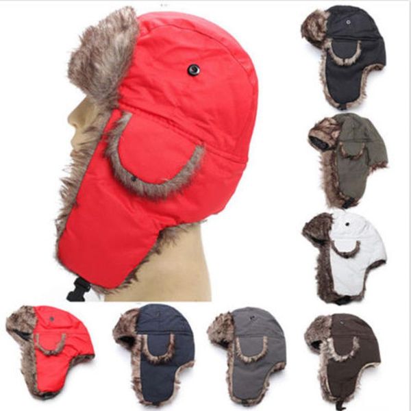 berets women men winter bomber hat fur cap velvet warm breathable soft trooper trapper earflap, Blue;gray
berets women men winter bomber hat fur cap velvet warm breathable soft trooper trapper earflap, Blue;gray