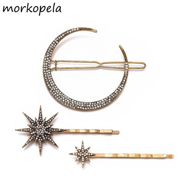 morkopela star rhinestone hairpin vintage women hair clip moon star hair pins accessories wedding hair jewelry, Slivery;golden
morkopela star rhinestone hairpin vintage women hair clip moon star hair pins accessories wedding hair jewelry, Slivery;golden