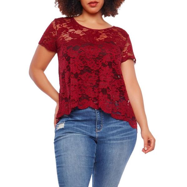 women's blouses & shirts women floral lace solid crop short sleeve backless shirt plus size camisetas mujer verano 2021 summer, White
women's blouses & shirts women floral lace solid crop short sleeve backless shirt plus size camisetas mujer verano 2021 summer, White