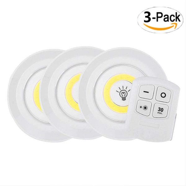3pcs dimmable led under cabinet light with remote control stick-on touch tap lamp wardrobe lights puck closets
3pcs dimmable led under cabinet light with remote control stick-on touch tap lamp wardrobe lights puck closets