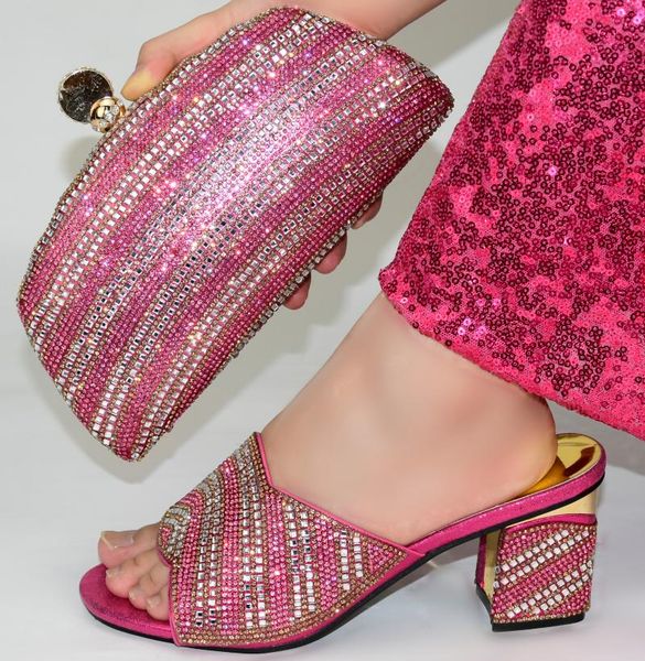 fashion nigeria party shinning shoes and bag matching set african pink to match f0527-2 sandals, Black
fashion nigeria party shinning shoes and bag matching set african pink to match f0527-2 sandals, Black