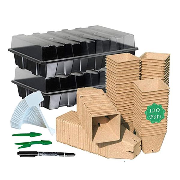 planters & pots growing seedling starter tray outdoor garden nursery germination reusable with drain holes greenhouse sprouting propagation
planters & pots growing seedling starter tray outdoor garden nursery germination reusable with drain holes greenhouse sprouting propagation