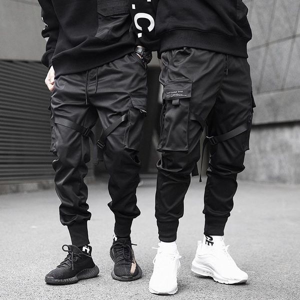 men ribbons cargo pants black pocket casual streetwear 2021 harem joggers harajuku sweatpants male hip hop trousers men's
men ribbons cargo pants black pocket casual streetwear 2021 harem joggers harajuku sweatpants male hip hop trousers men's