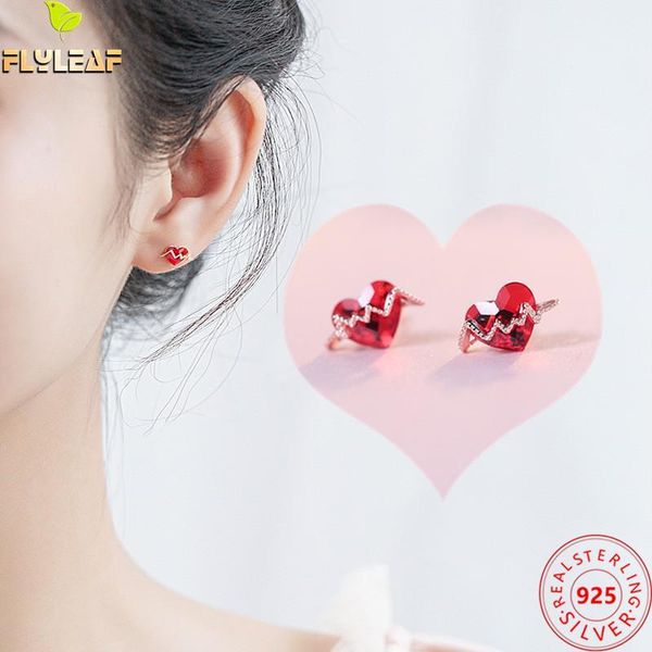 stud red zircon electrocardiogram heart small earrings for women 925 sterling silver romantic cute style female fine jewelry, Golden;silver
stud red zircon electrocardiogram heart small earrings for women 925 sterling silver romantic cute style female fine jewelry, Golden;silver