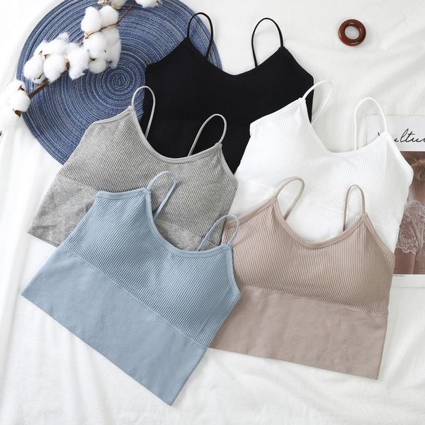 camisoles & tanks basic seamless summer women's crop female camis sleeveless tank vest streetwear solid color women padded camisole, Black;white
camisoles & tanks basic seamless summer women's crop female camis sleeveless tank vest streetwear solid color women padded camisole, Black;white