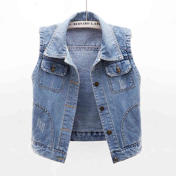 jackets korean fashion spring summer women sleeveless denim vests female scratches vintage jean waistcoat jc237, Black;brown
jackets korean fashion spring summer women sleeveless denim vests female scratches vintage jean waistcoat jc237, Black;brown
