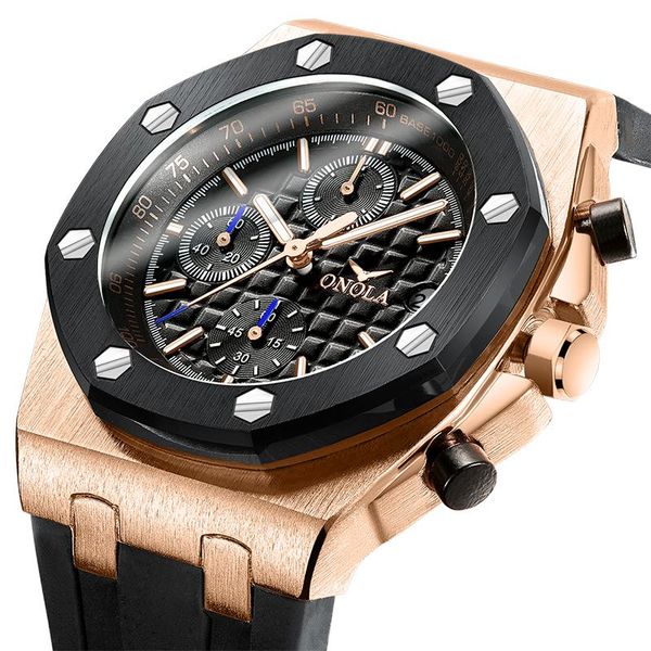 wristwatches chronograph sport watches black stainless steel waterproof multi function auto date business casual male gift men wristwatch, Slivery;brown
wristwatches chronograph sport watches black stainless steel waterproof multi function auto date business casual male gift men wristwatch, Slivery;brown
