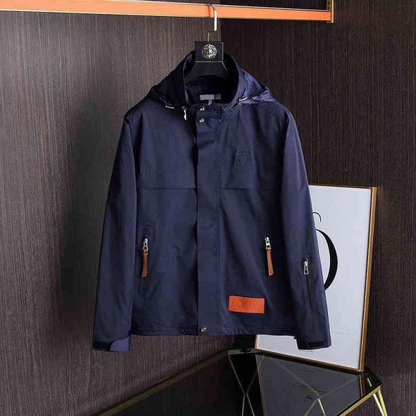 designer21 autumn new leather brand zipper flower embroidery hooded men's fashion casual windbreaker jacket trendbalencaiga, Black;brown
designer21 autumn new leather brand zipper flower embroidery hooded men's fashion casual windbreaker jacket trendbalencaiga, Black;brown
