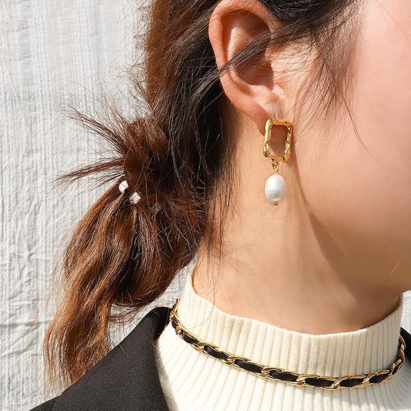 stud yaonuan european noble irregular freshwater pearl earrings for women trend 2021 gold plated titanium steel fashion jewelry, Golden;silver
stud yaonuan european noble irregular freshwater pearl earrings for women trend 2021 gold plated titanium steel fashion jewelry, Golden;silver