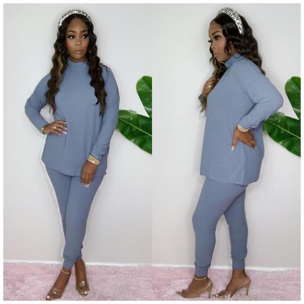 women's two piece pants fall winter turtleneck rib knit casual outfits full sleeve long side split bodycon slim fit solid leisure set, White
women's two piece pants fall winter turtleneck rib knit casual outfits full sleeve long side split bodycon slim fit solid leisure set, White