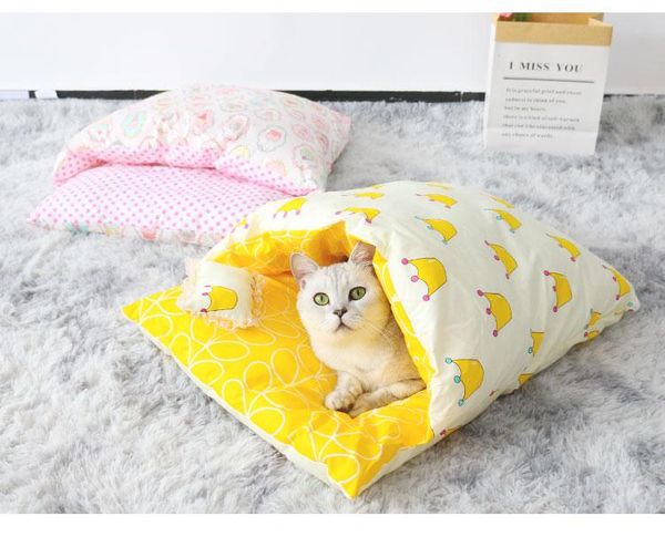 cat bed winter warm pet kitten house small dog puppy kennel nest sofa cushion removable japanese futons sleeping beds & furniture
cat bed winter warm pet kitten house small dog puppy kennel nest sofa cushion removable japanese futons sleeping beds & furniture