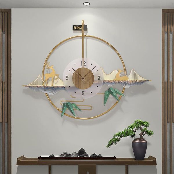 wall clocks nordic luxury wrought iron landscape deer leaf home room hanging decoration restaurant lobby mural crafts
wall clocks nordic luxury wrought iron landscape deer leaf home room hanging decoration restaurant lobby mural crafts