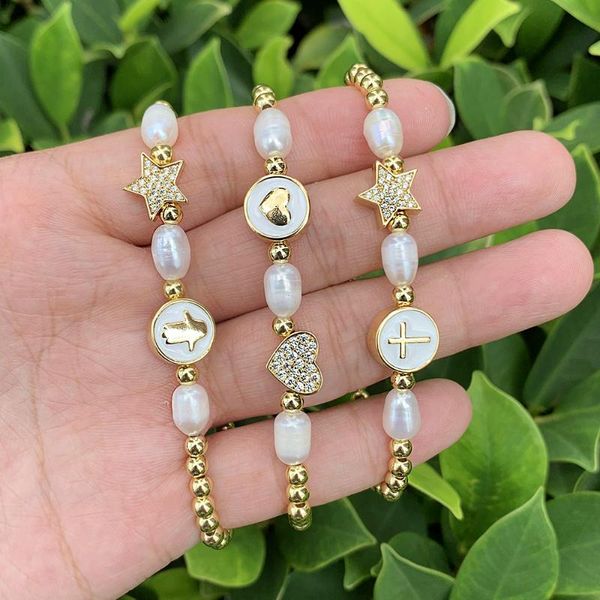 charm bracelets strong gold plated wire bracelet freshwater pearl cross/heart shape personalized jewelry, Golden;silver
charm bracelets strong gold plated wire bracelet freshwater pearl cross/heart shape personalized jewelry, Golden;silver