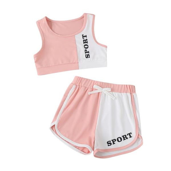 clothing sets summer grils clothes sportswear letter printing color contrast t-shirt+ shorts children set, White
clothing sets summer grils clothes sportswear letter printing color contrast t-shirt+ shorts children set, White