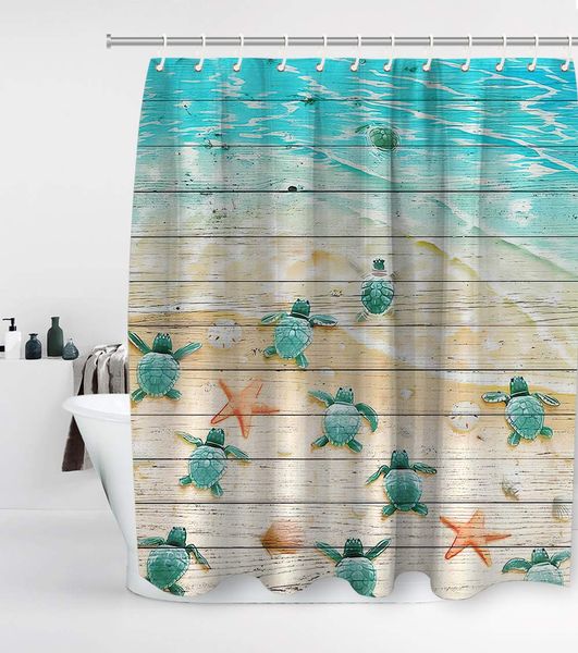 sea turtle shower curtain with 12 hooks sea turtles and starfish ocean beach rustic vintage wood panels waterproof washable and
sea turtle shower curtain with 12 hooks sea turtles and starfish ocean beach rustic vintage wood panels waterproof washable and