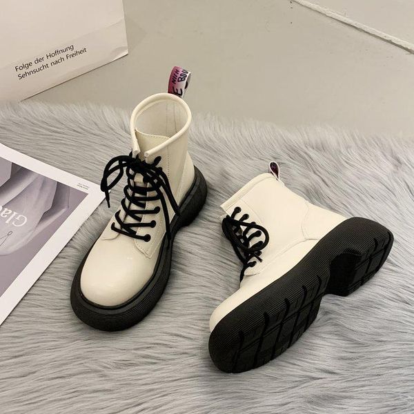 boots autumn winter ankle 2022 thick platform female british style retro trend wild fashion short botas de mujer, Black
boots autumn winter ankle 2022 thick platform female british style retro trend wild fashion short botas de mujer, Black