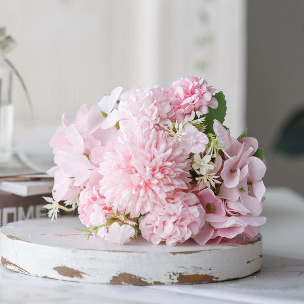 decorative flowers & wreaths artificial hydrangea silk bouquet for decoration peony rose wedding home diy decor bridal hand flower
decorative flowers & wreaths artificial hydrangea silk bouquet for decoration peony rose wedding home diy decor bridal hand flower