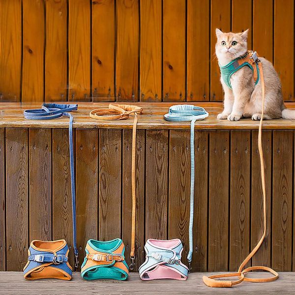 cat collars & leads reflective harness set with leash outdoor kitten walking breathable collar accessories vest for small dog puppy lead
cat collars & leads reflective harness set with leash outdoor kitten walking breathable collar accessories vest for small dog puppy lead