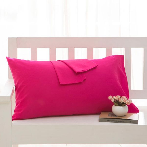 pillow case 100% cotton solid color home one pair diagonal printing brief style pillowcase 48x74cm 50*70cm 50x75cm 50*90cm